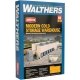 Modern Cold Storage Warehouse -- Kit - Main building: 20-1/2 x 9-1/8 x 5-1/4′ 52 x 23.1 x 13.3cm, HO, Walthers Cornerstone 406