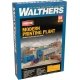 Modern Printing Plant - Cornerstone Modern Industrial Park -- Kit - 16-5/8 x 8-3/8 x 5-11/16′ 42.2 x 21.2 x 14.4cm, HO, Walthe