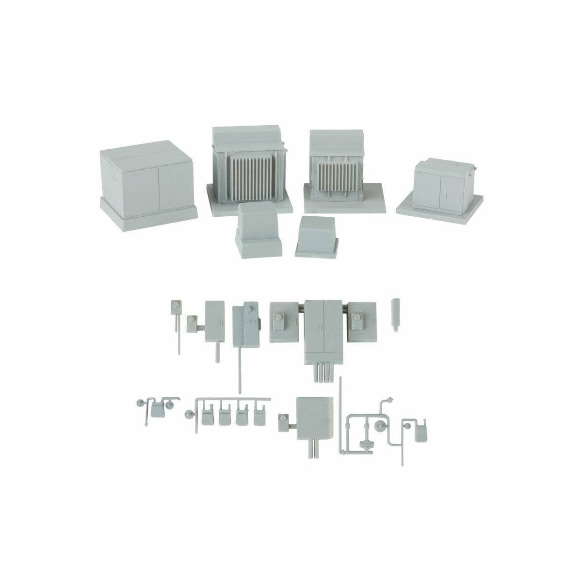 Modern Industrial Park Series -- Electrical Fixtures - Kit, HO, Walthers Cornerstone 4075
