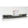 52′ Depressed Center Flatcar -- With Transformer Load, HO, Bachmann Industries 18348