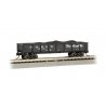 40′ Steel Gondola with Load - Ready to Run -- Denver & Rio Grande Western 50435 (black, Flying Grande Logo), N, Bachmann Indus