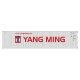 Gunderson Maxi-I 5-Unit Container Well Car w/40′ Containers - Ready to Run -- TTX 759364 (yellow, red logo) & Yang Ming Contai