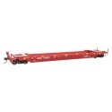 Gunderson Rebuilt All-Purpose 40′ Well Car - Ready-To-Run -- Northwestern Oklahoma Railroad (red) 210052, HO, WalthersProto 10