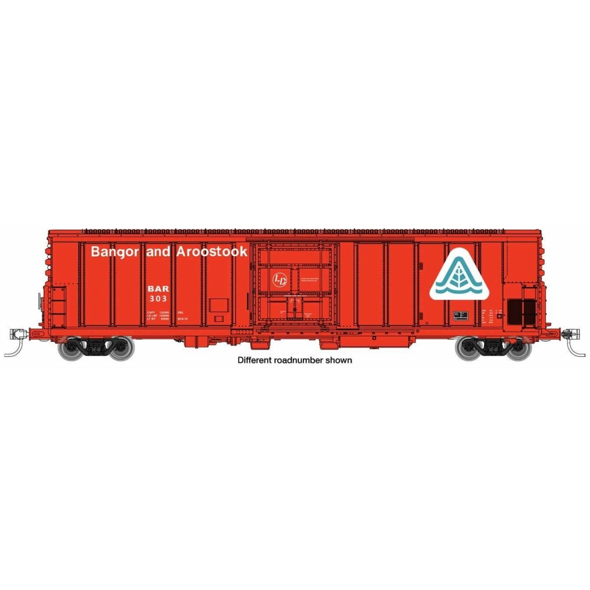 57′ Mechanical Reefer - Ready to Run -- Bangor & Aroostook 309, HO, WalthersMainline 3976