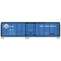 40′ Steel Reefer with Plug Doors - Kit -- Archer-Daniels-Midland DANX 7413 (blue, white, Molecule Logo), HO, Accurail Inc 8164