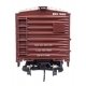 40′ Steel Reefer with Dreadnaught Ends - Ready To Run -- Burlington Refrigerator Express BREX 74360, HO, WalthersMainline 4140