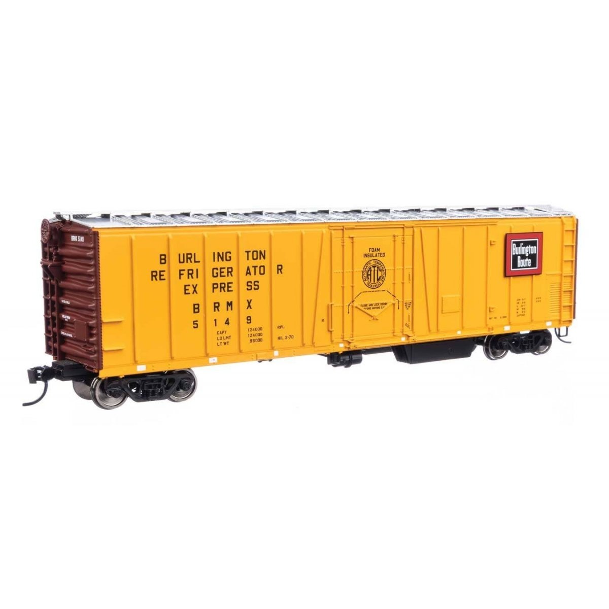 50′ AAR Mechanical Refrigerator Car - Ready-to-Run -- Chicago, Burlington & Quincy 5149, HO, WalthersMainline 3781