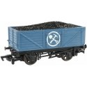 Thomas and Friends(TM) - Mining Wagon (Gondola) -- Blue, White (Shovel & Pick Logo, Includes Load), HO, Bachmann Industries 7700