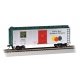Pullman-Standard PS-1 40′ Steel Boxcar - Ready to Run - Silver Series(R) -- North Pole Ornament Artisans (white, green, red), 