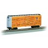 40′ Stock Car - Ready to Run - Silver Series(R) -- Union Pacific 47754 (Armour Yellow, silver), HO, Bachmann Industries 18519