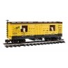 Animated Stock Car with Cattle - Ready to Run -- Missouri-Kansas-Texas (yellow, black), G, Bachmann Industries 98708