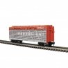 40′ Steel Stock Car - 3-Rail - Ready to Run - Trainman(R) -- Canadian Pacific (gray, red, white), O, Atlas O 2002412