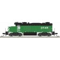 EMD GP20 - Standard DC - Master(TM) Silver -- Burlington Northern 2058 (Cascade Green, black, white), N, Atlas Model Railroad Co