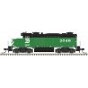 EMD GP20 - Standard DC - Master(TM) Silver -- Burlington Northern 2058 (Cascade Green, black, white), N, Atlas Model Railroad Co