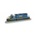 EMD SD40-2 w/DCC & Sound -- CSX 8013 (blue, yellow, Boxcar Logo), HO, Bachmann Industries 67202