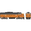EMD F7A w/LokSound & DCC - Executive Line -- Milwaukee Road 84A (orange, black, TMR Logo), HO, Bowser Manufacturing Co. 24606