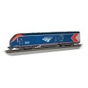 Siemens ALC-42 Charger - WowSound(R) and DCC -- Amtrak 300 (Phase VI 2021 blue, silver, red, black), HO, Bachmann Industries 683
