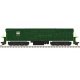 FM H-24-66 Phase 1B Trainmaster - Standard DC - Master(R) Silver -- Reading 804 (green, gold), HO, Atlas Model Railroad Co. 1000