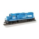 EMD GP38-2 - Standard DC -- Conrail 7889 (Operation Lifesaver, blue, white), HO, Bachmann Industries 61722