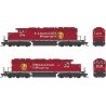 GMD SD40-2 - LokSound 5 and DCC - Executive Line -- Canadian Pacific 5778 (red, white, Golden BEaver Logo, Block Lettering), HO,