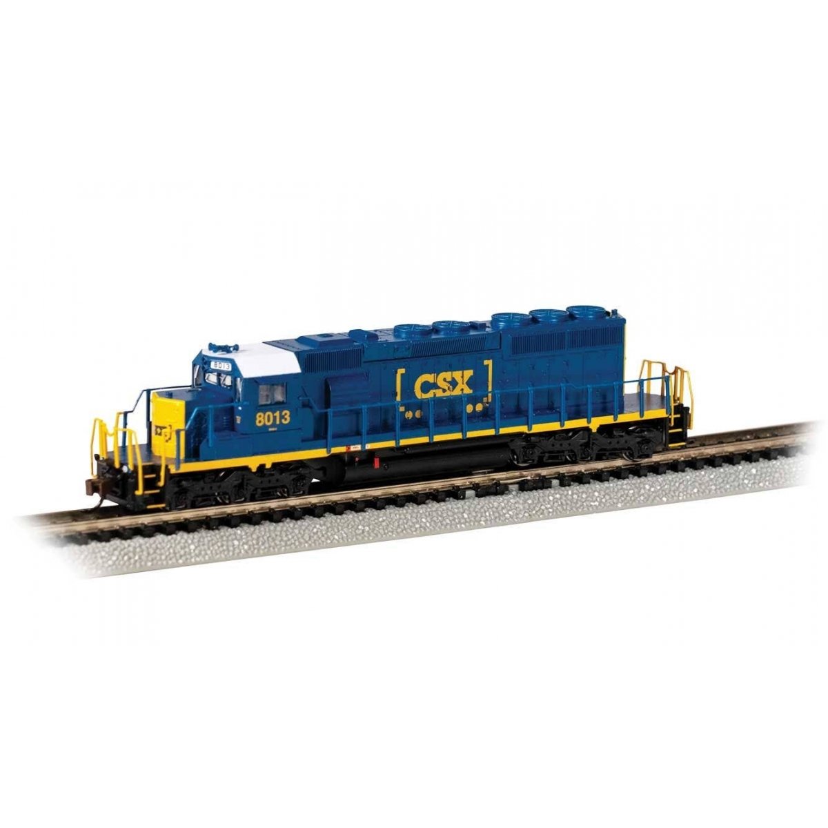 EMD SD40-2 - Econami(TM) Sound and DCC -- CSX 8013 (blue, yellow, Boxcar Logo), N, Bachmann Industries 67075