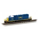 EMD SD40-2 - Econami(TM) Sound and DCC -- CSX 8013 (blue, yellow, Boxcar Logo), N, Bachmann Industries 67075