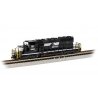 EMD SD40-2 - Econami(TM) Sound and DCC -- Norfolk Southern 6160 (black, white, Horse Head Logo), N, Bachmann Industries 67076