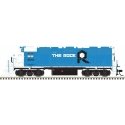 EMD GP38 Low Nose w/Dynamic Brakes - LokSound & DCC - Master(R) Gold -- Rock Island Rail 4310 (2020s, blue, black, white, Ditch 