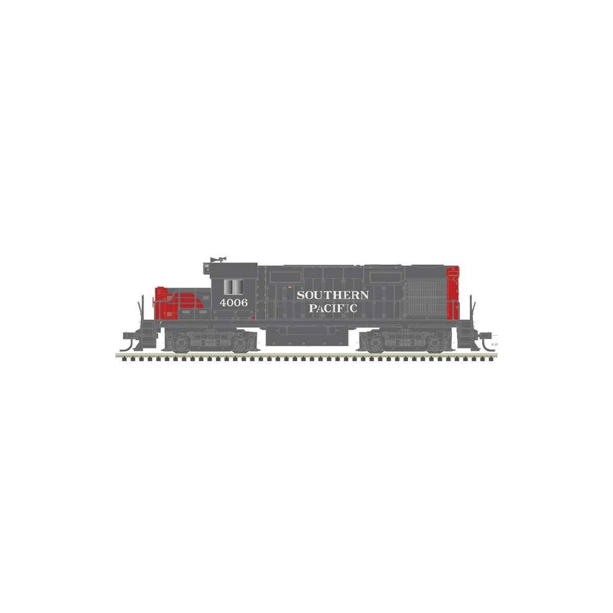 Alco RS32 - Standard DC -- Southern Pacific 4006 (gray red), HO, Trainman 10004361