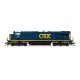 GE ES44AC - Sound & DCC - Paragon4(TM) -- CSX 876 (YN3, blue, yellow), N, Broadway Limited Imports 8618