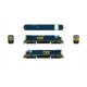 GE ES44AC - Sound & DCC - Paragon4(TM) -- CSX 876 (YN3, blue, yellow), N, Broadway Limited Imports 8618
