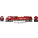 EMD SD90/43MAC - DCC -- Canadian Pacific 9155 (red, white, gold), N, Kato USA Inc 1765627DCC