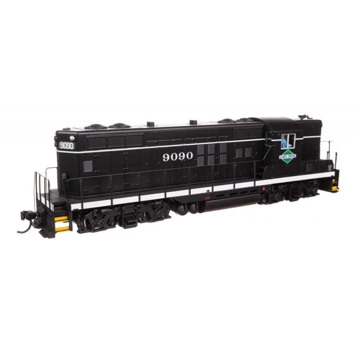 EMD GP9 Phase II with High Hood - Standard DC -- Illinois Central 9090, HO, WalthersMainline 10498