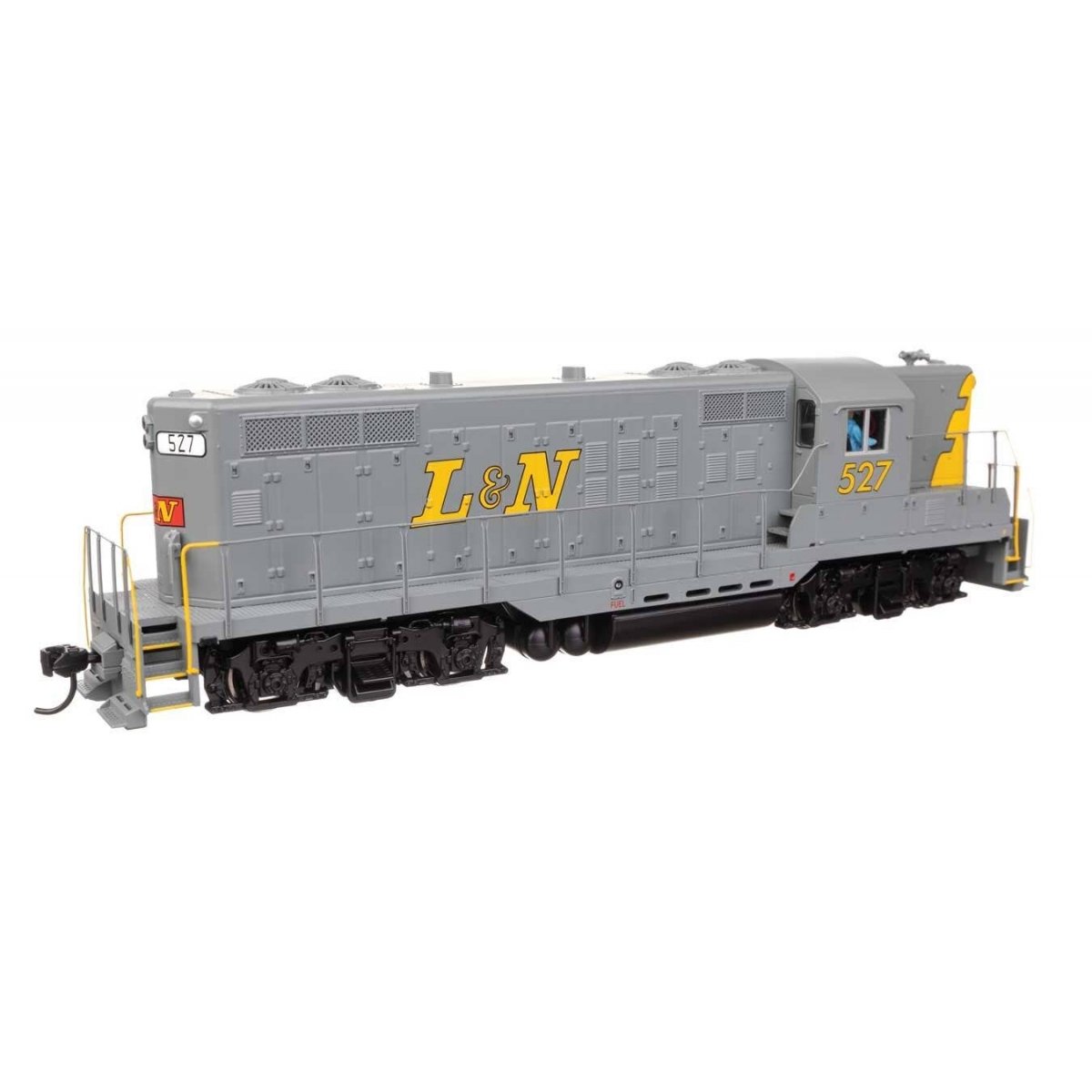 EMD GP9 Phase II with High Hood - Standard DC -- Louisville & Nashville 527, HO, WalthersMainline 10499