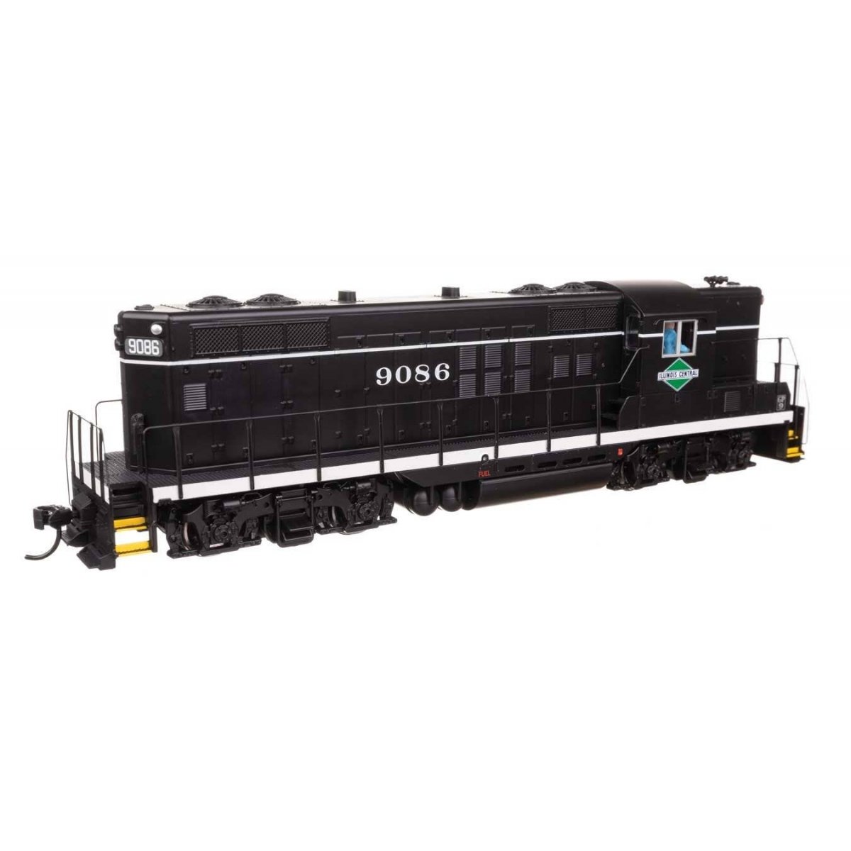 EMD GP9 Phase II with High Hood - ESU(R) Sound and DCC -- Illinois Central 9092, HO, WalthersMainline 20498