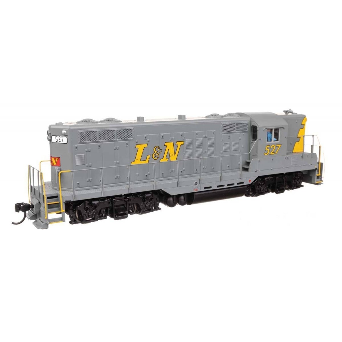 EMD GP9 Phase II with High Hood - ESU(R) Sound and DCC -- Louisville & Nashville 527, HO, WalthersMainline 20499