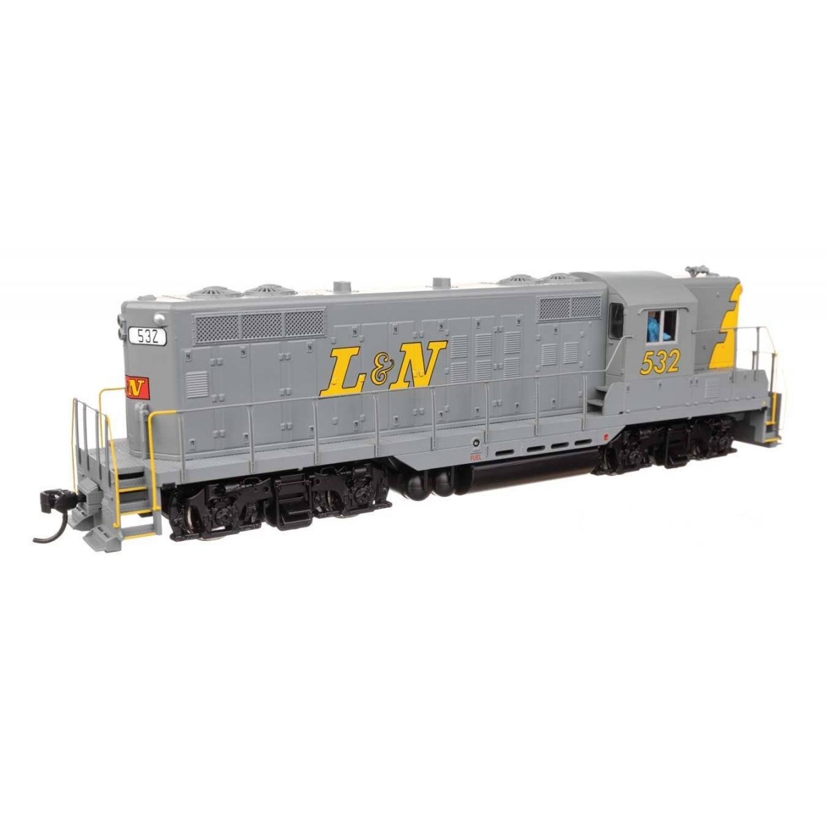 EMD GP9 Phase II with High Hood - ESU(R) Sound and DCC -- Louisville & Nashville 532, HO, WalthersMainline 20500