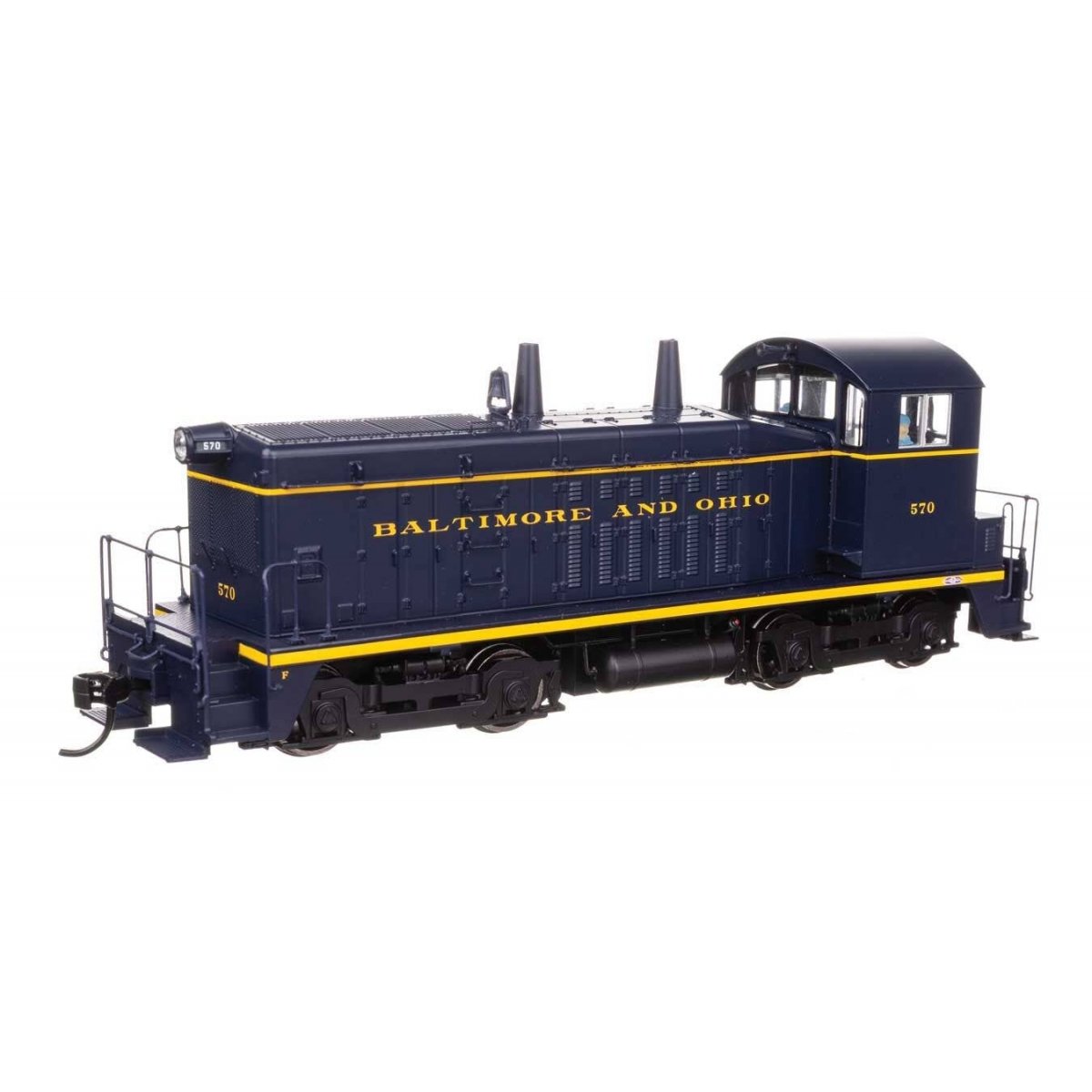 EMD NW2 Phase V - ESU Sound & DCC -- Baltimore & Ohio 570, HO, WalthersMainline 20623