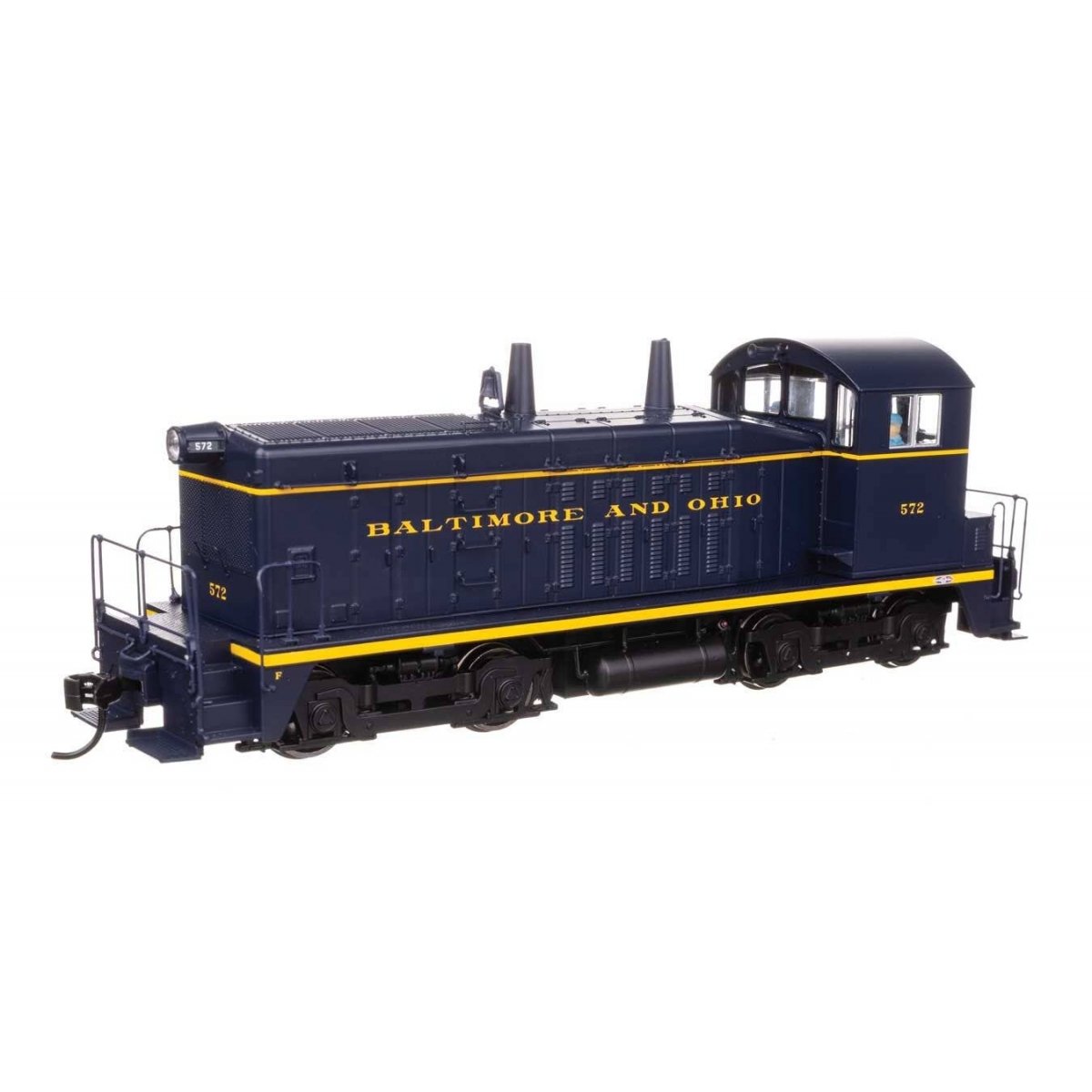 EMD NW2 Phase V - ESU Sound & DCC -- Baltimore & Ohio 572, HO, WalthersMainline 20624