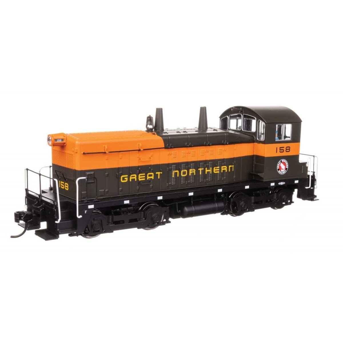 EMD NW2 Phase V - ESU Sound & DCC -- Great Northern 158, HO, WalthersMainline 20628