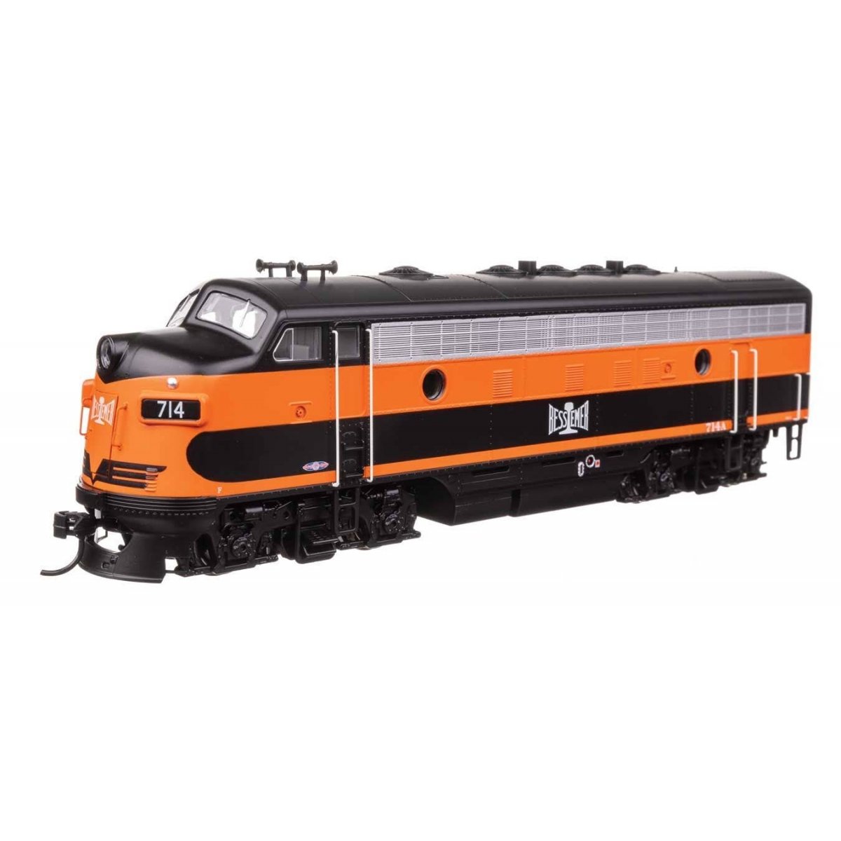 EMD F7 A-B Set - ESU Sound and DCC -- Bessemer & Lake Erie 714A/714B, HO, WalthersMainline 21400