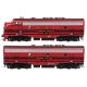 EMD F7 A-B Set - ESU Sound and DCC -- Lehigh Valley 564/565, HO, WalthersMainline 21406