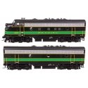 EMD F7 A-B Set - ESU Sound and DCC -- Reading 266A/266B, HO, WalthersMainline 21414
