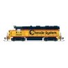 EMD GP35 Low Nose - Sound and DCC - Paragon4(TM) -- Chessie System B&O 3545 (yellow, blue, vermillion), HO, Broadway Limited Imp