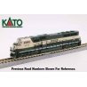 EMD SD70MAC w/Cab Headlight - Standard DC -- Burlington Northern Santa Fe 9779 (cream, green), N, Kato USA Inc 1766312