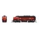 EMD F3 A-Unpowered B Set - Sound and DCC - Paragon4(TM) -- Gulf, Mobile & Ohio 883-A, B80 (maroon, red, black), N, Broadway Limi