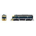 EMD F3A - Sound and DCC - Paragon4(TM) -- Chesapeake & Ohio 8016 (Restored on South Branch Valley, blue, gray, yellow, N, Broadw
