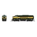 EMD F3A - Standard DC - Stealth -- Seaboard Air Line 4028 (green, yellow, red), N, Broadway Limited Imports 9231