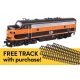 EMD F7A - ESU Sound and DCC w/WalthersTrack Code 83 Flex Track 5-Pack -- Bessemer & Lake Erie 723A, HO, Walthers 21403
