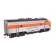 EMD F7A - Standard DC w/WalthersTrack Code 83 Flex Track 5-Pack -- Western Pacific 919D, HO, Walthers 11421